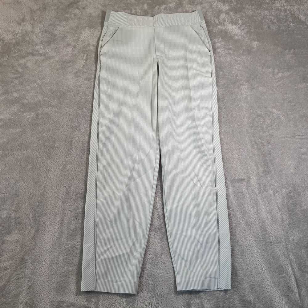 Athleta Women's Brooklyn Mid Rise Ankle Pant Size 2 Mint Gray Green